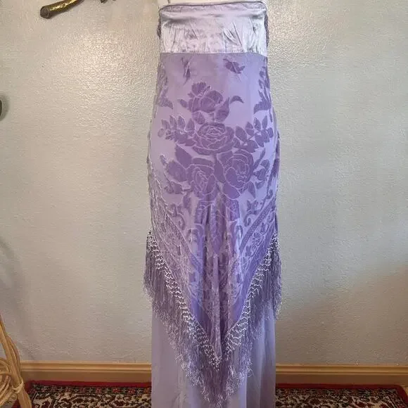 Dreamy vintage lavender slip dress - Picture 7 of 8